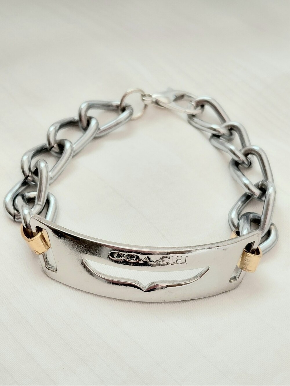 Coach Silver Gold Bracelet
